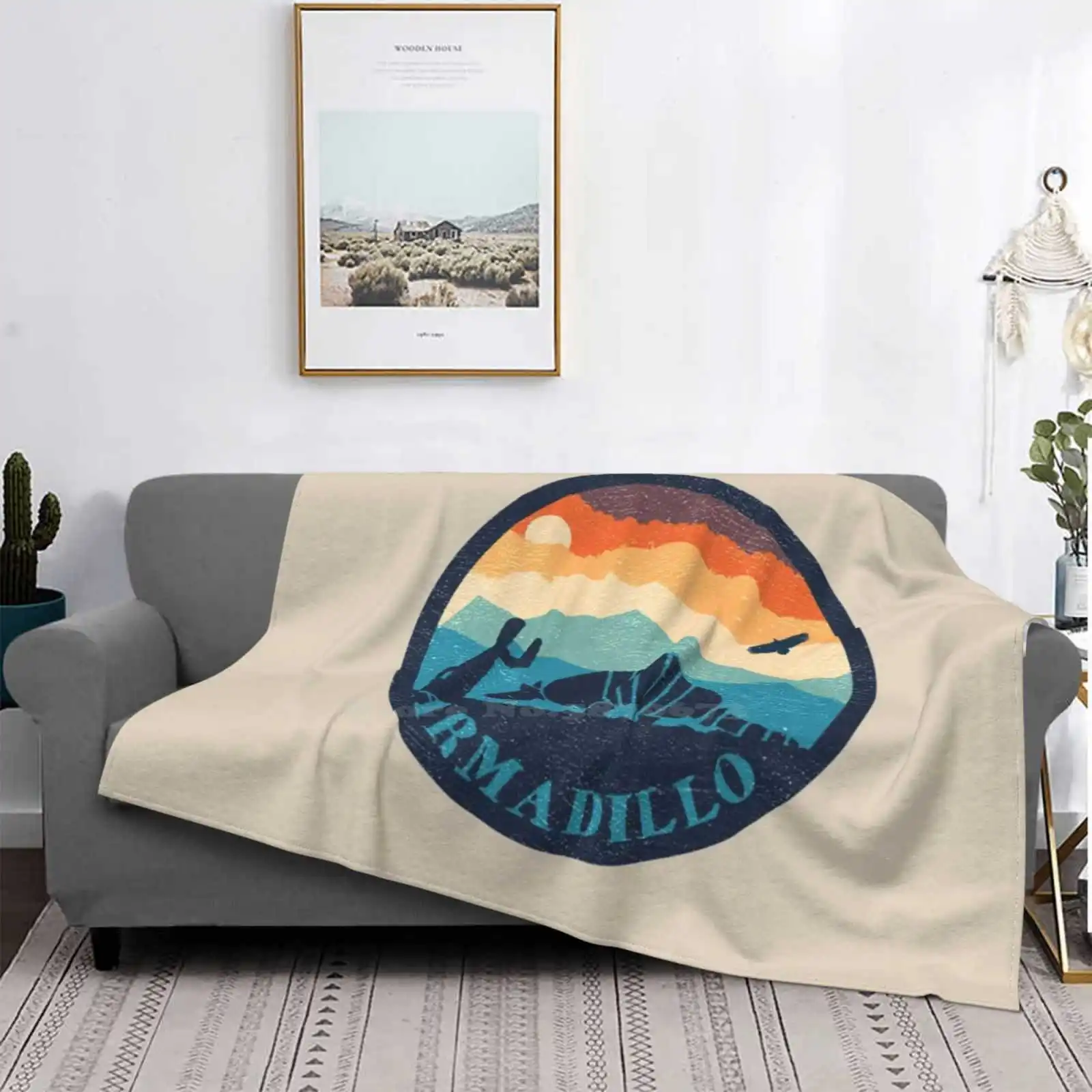 Одеяло Armadillo Desert с кондиционированием воздуха модное мягкое одеяло винтажное