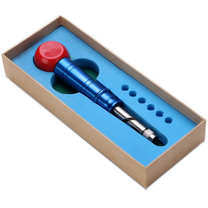 

Кожаный ремень Дырокол чайник из джинсовой ткани с низким вырезом на приспособление для удаления внутреннего стерженя инструмент для ремо...