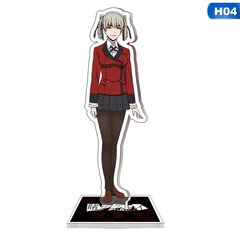 

Acrylic Stand Character Model Plate Holder for Anime Kakegurui Figure Jabami Yumeko Desktop Decoration Stationery Toy Collection