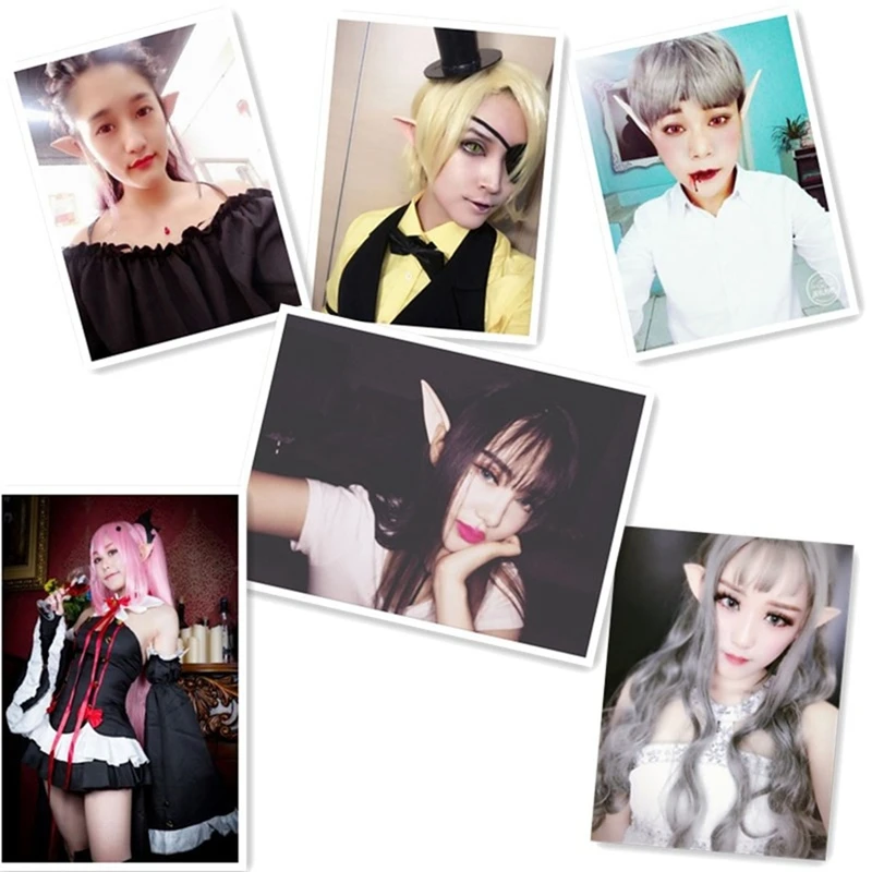 1 пара ПВХ фея пикси поддельные эльфийские уши Хэллоуин маска Новые Вечерние