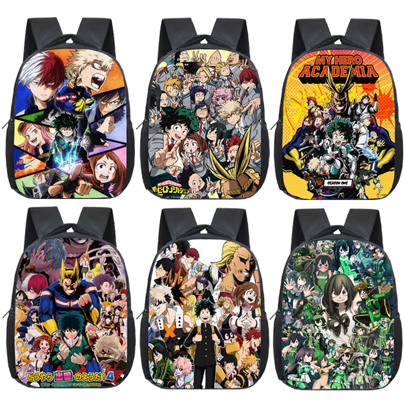 

My Hero Academia Backpack Anime Schoolbag Kindergarten Bags Students Kids Rucksack Boys Girls Deku Knapsack Children's Backpack