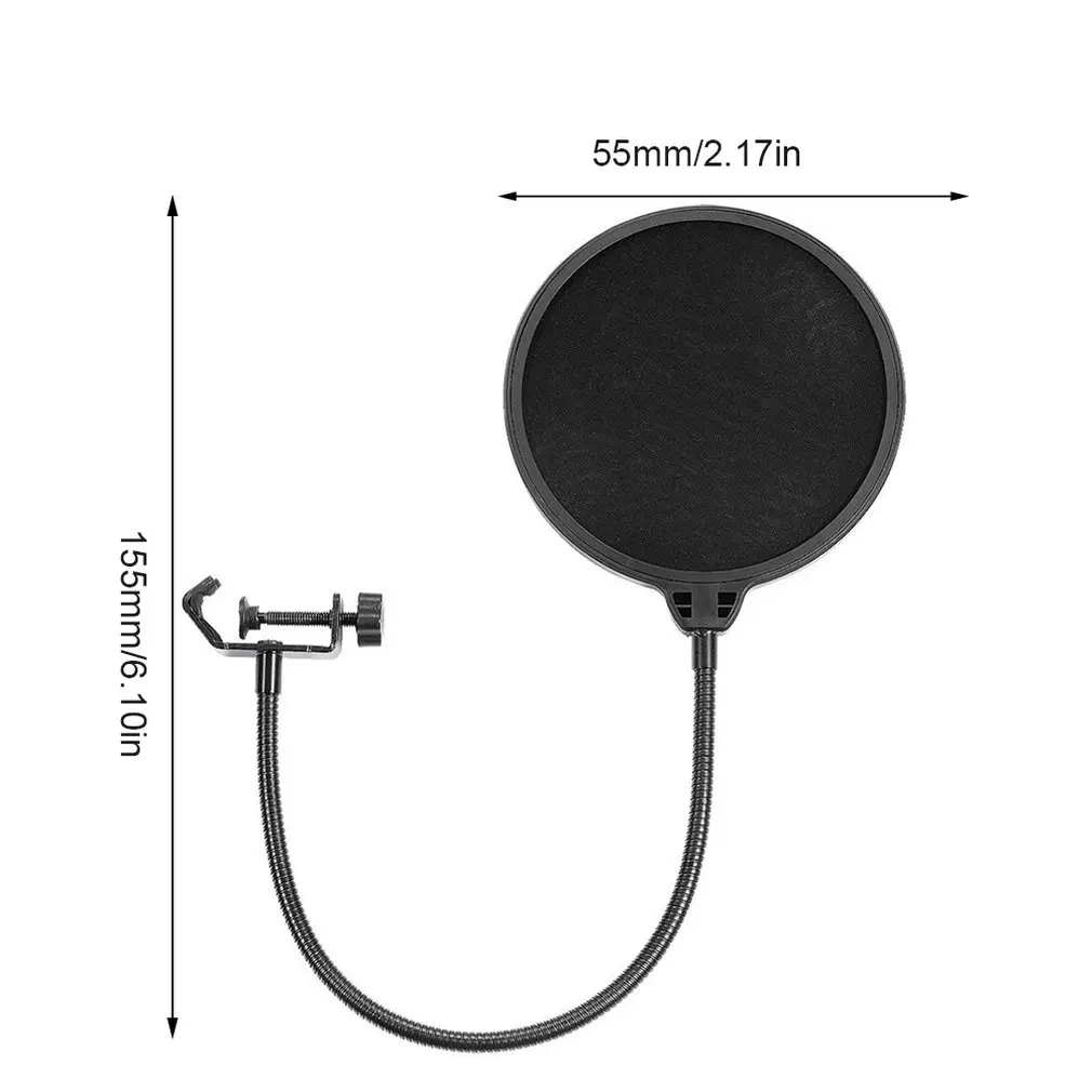 

Pop Filter for Yeti Microphone, Pro Audio Parts Accessory, 1pc Blowout prevention, anti-spray, network, anti-water