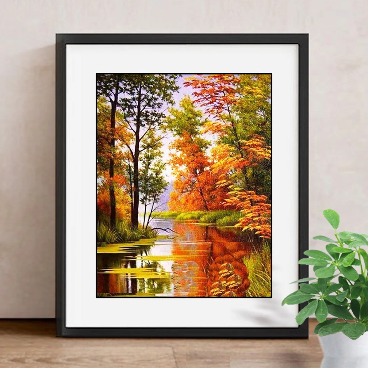 Алмазов картина камни в форме ромба Бриллиантовая мозаика пейзаж Смола дрель 5D