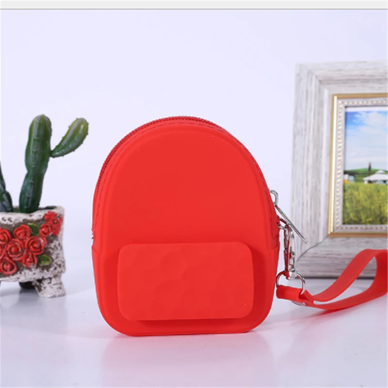 Best Selling New Cute Portable Coin Purses Holders Headset Bag Storage Key Case Silicone Candy Color Wallet | Багаж и сумки