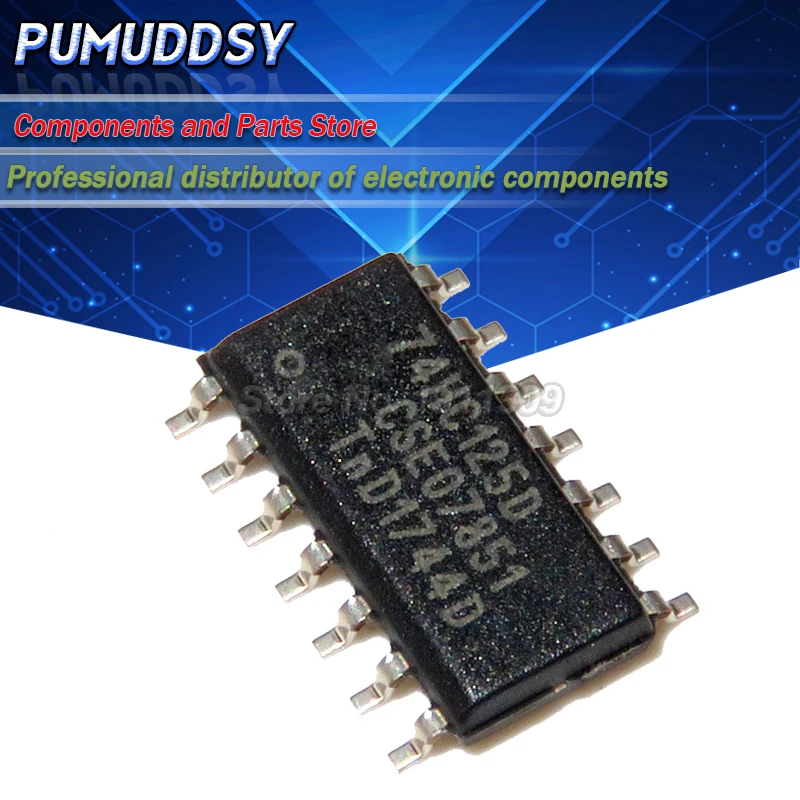 10 шт 74HC125D SOP14 74HC125 SOP SN74HC125DR SN74HC125 SMD новый IC