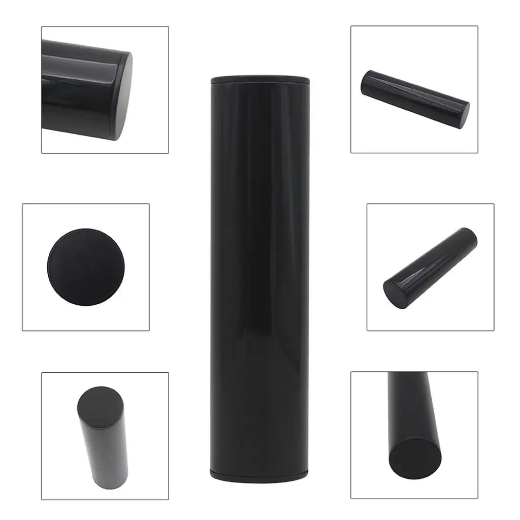 Black Stainless Steel Rhythm Percussion Sand Shaker Musical Instruments |