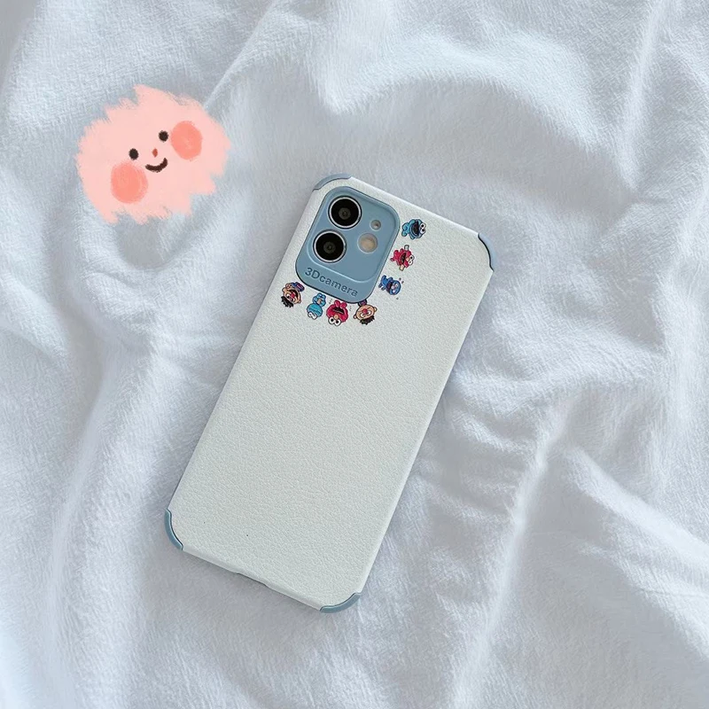 

Hot Military shockproof cute Sesame Street soft silicon phone case for apple iphone 7 8 plus 11 Pro X XS XR MAX 12 MiNi SE cover