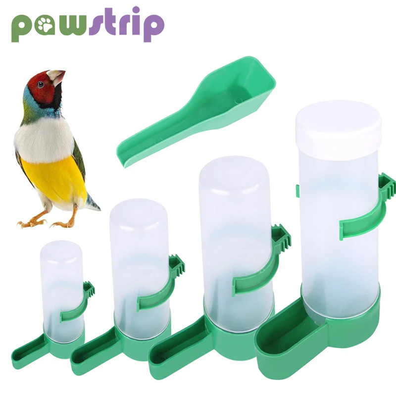 

Bird Automatic Drinking Pet Bird Water Bottle Food Bowl Anti-sprinkling Birds Feeders Pet Feeder for Parrot Medium Small Birds