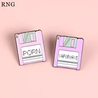 RNG Новая модная квадратная розовая табличка с буквами Металлическая Булавка стекло дерево forn Простая рубашка рюкзак ювелирные изделия брошь