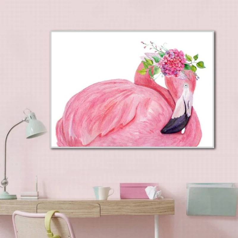 RELIABLI искусство Фламинго животных фотографии для дома холст картины Wall ART Для