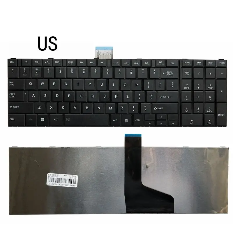 Новая клавиатура для ноутбука Toshiba Satellite C850 C855D C850D C855 C870 C870D C875 C875D L870 L870D L875 L875D L850