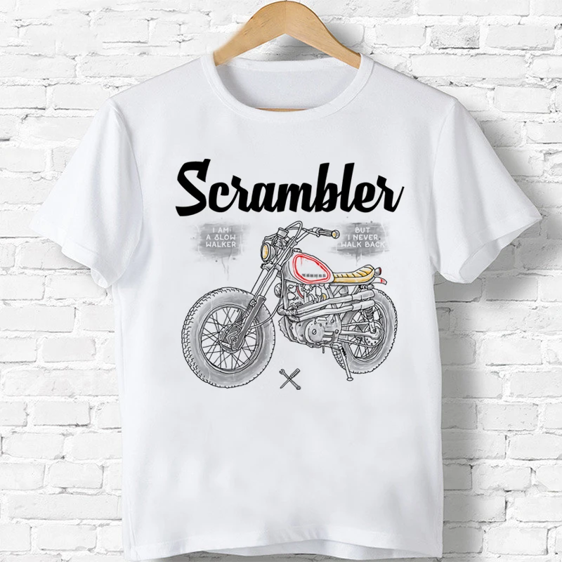 

Милая мультяшная детская футболка Scrambler, Детская забавная футболка с животными, повседневные топы для маленьких мальчиков и девочек, футбол...
