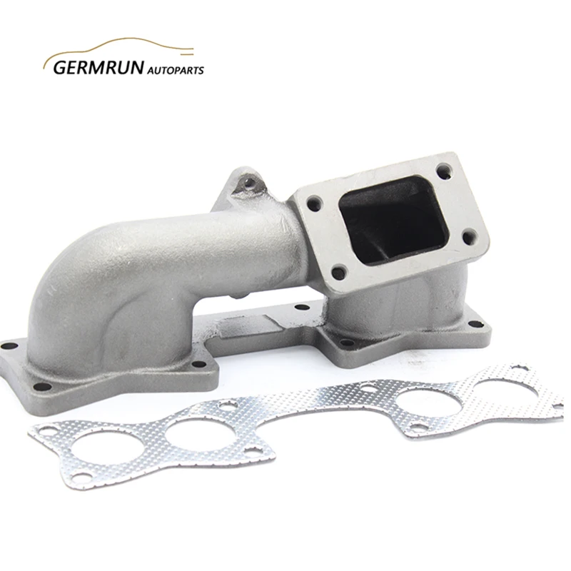 Чугунное Верхнее Крепление турбоколлектора T3 Одиночная камера для Nissan- 89-90 240SX S13