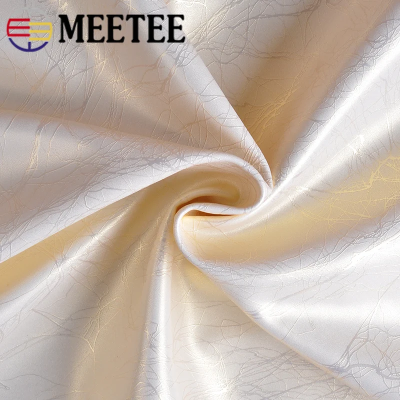 Meetee 50X138cm искусственная кожа PU молния ткань домашние текстильные украшения Кожа