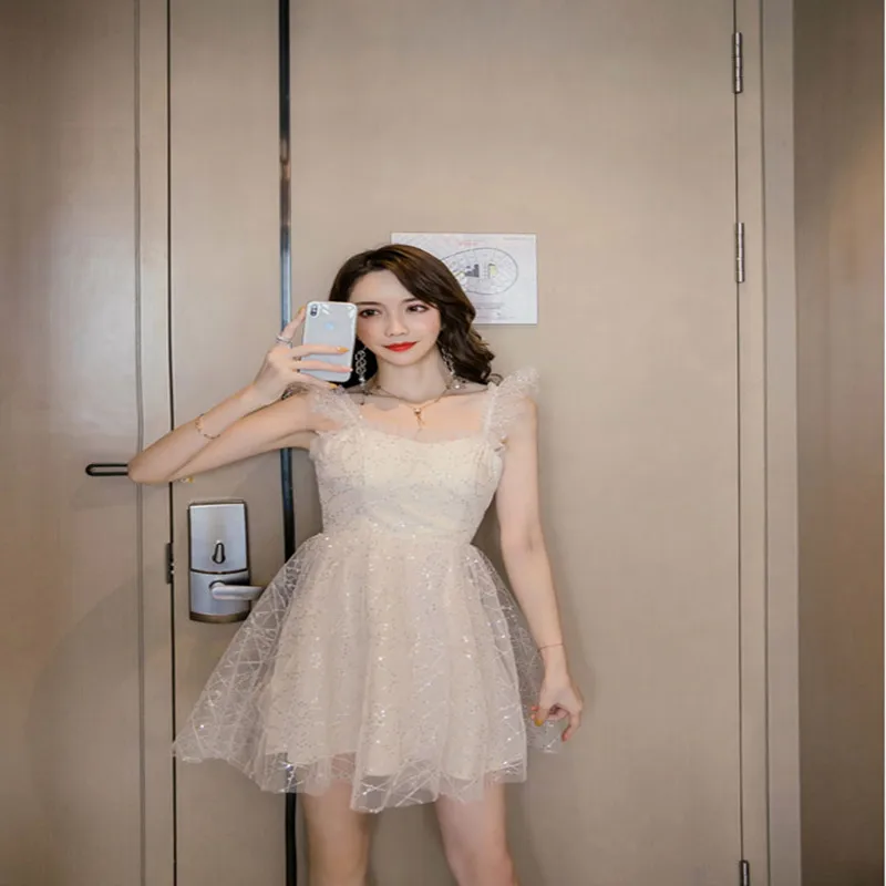 Элегантное сексуальное кружевное платье на бретельках женское пляжное летнее