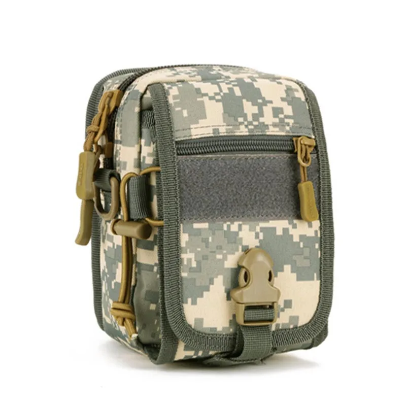 ACU digital Тактическая поясная Сумка Molle Militray, маленький уличный Рюкзак-слинг, мужской рюкзак через плечо, водонепроницаемые армейские походные спортивные сумки - Цвет: ACU digital