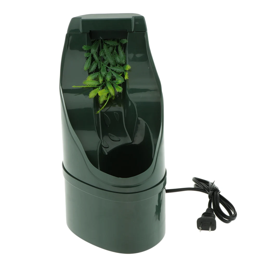 Рептилия питьевой воды фонтан и увлажнитель Terrariums легко чистить|Корма питьё
