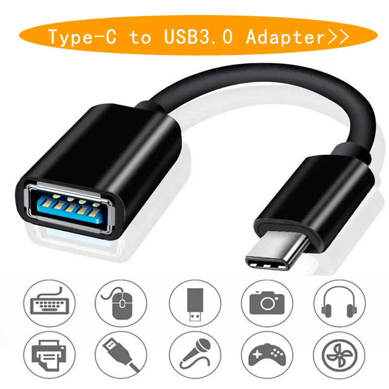 OTG Type C адаптер кабель USB папа 3 0 мама для зарядки и передачи данных|Переходники