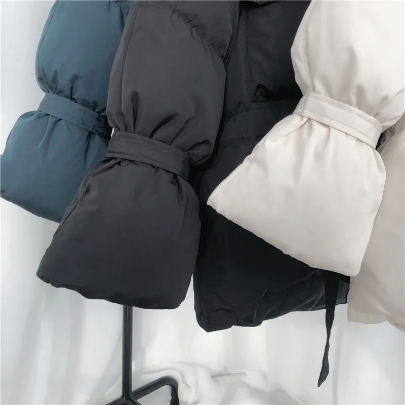 

[SUVIYER] News Winter Jacket Women 2020 Cotton Thick Long Flared Sleeves Coat Women Fashion Parka Stand-up Collar Warm