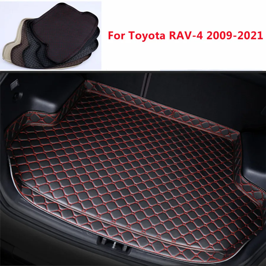 

Special Car Trunk Mats For Toyota RAV-4 (2009-2021) 2010-2011-12-13-14-15-16-17-18-19-2020 Waterproof Cargo Liner Boot Carpets