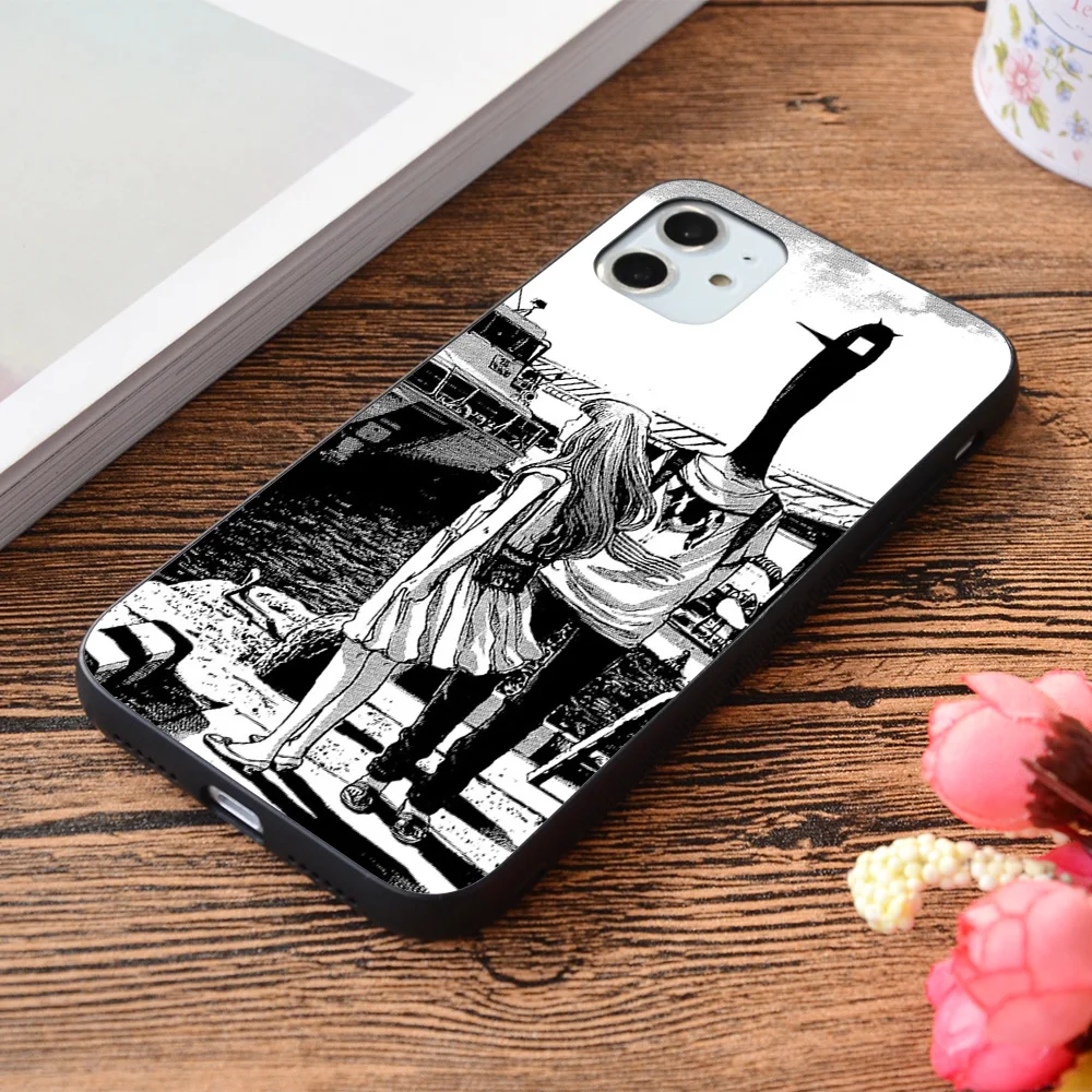 

For iPhone Punpun - By the Sea Soft TPU border Apple iPhone Case