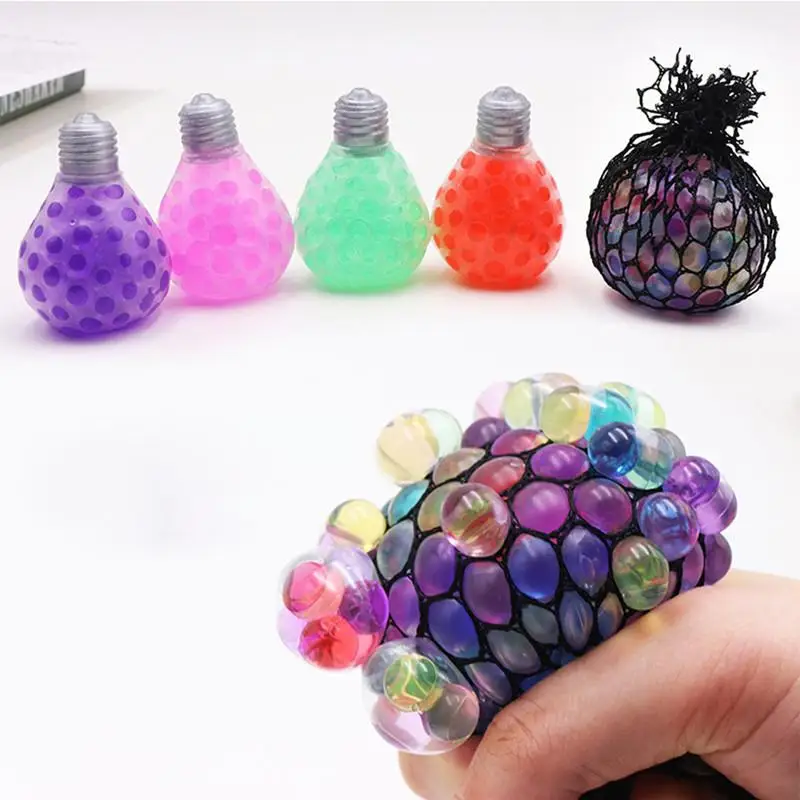 

Adult Venting Grapes/Lamp Ball Funny and Tricky Toy Reduce Pressure Rubber Toy Children Intellectual Christmas Gift