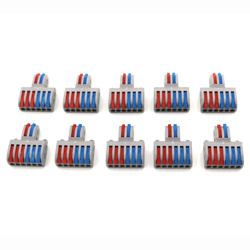 10 шт./лот SPL-62 SPL-42 Мини Быстрый разъем провода Универсальный проводка кабеля