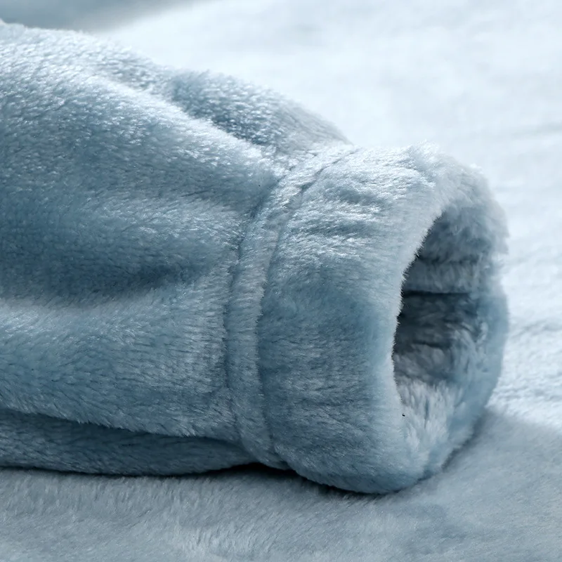 Фланелевые пижамы для детей осенне-зимние подростков с длинным рукавом и