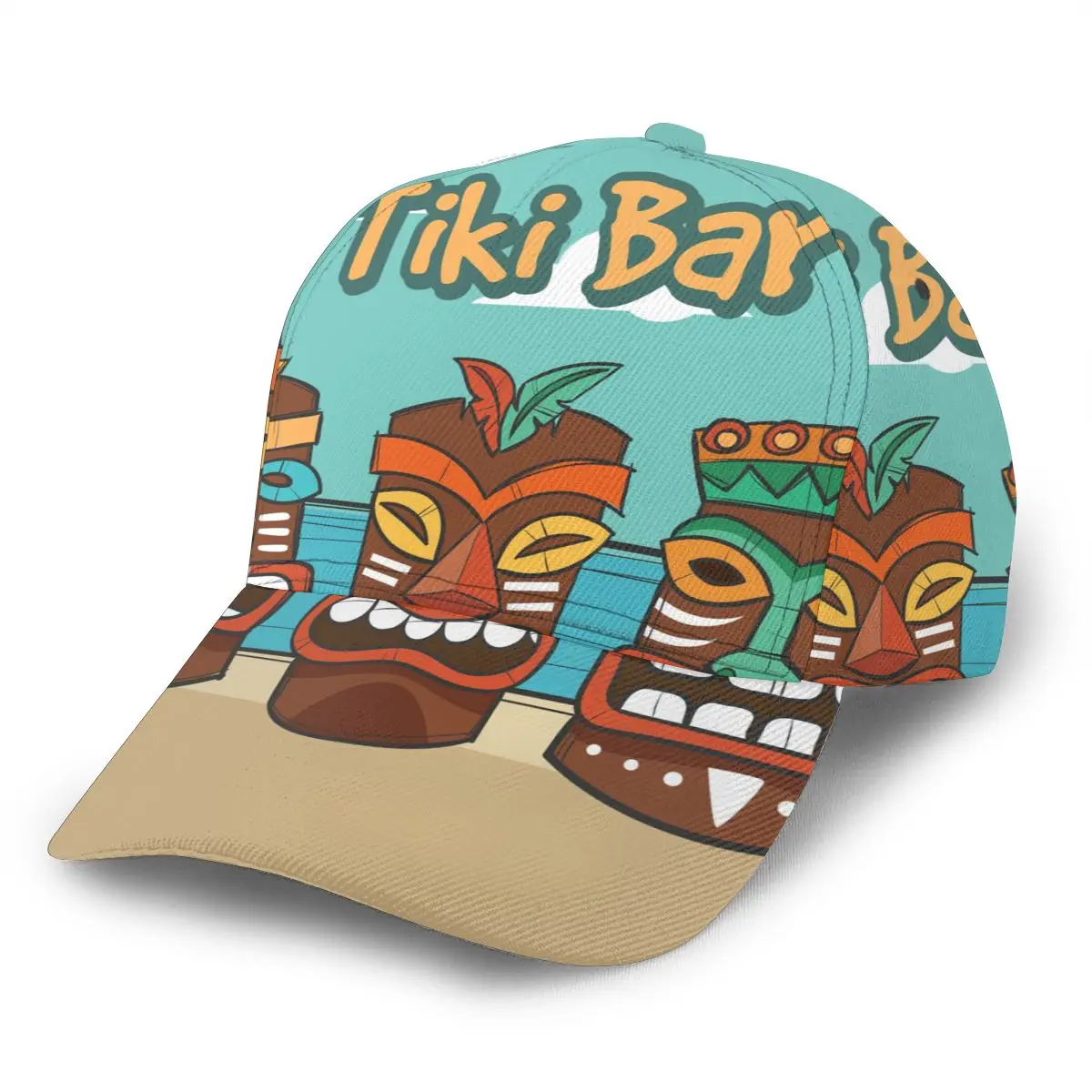 

Гавайские маски, Пляжная стандартная бейсболка для мужчин и женщин, мужская Кепка с козырьком, бейсболка, уличные кепки в стиле хип-хоп
