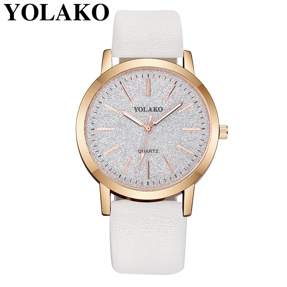 

Relogio Feminino Women's Watches Waterproof Casual Candy Color Quartz Leather Band Sky Watch Analog Wrist Watchs Dress Clock F3