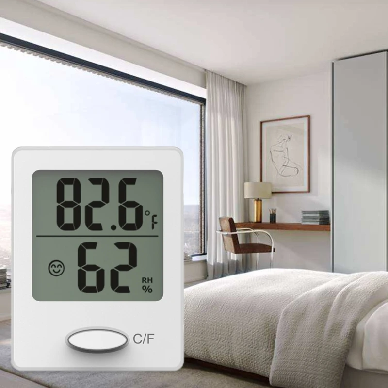 

Office and Greenhouse Mini Hygrometer Room Thermometer 1.77x2.28''