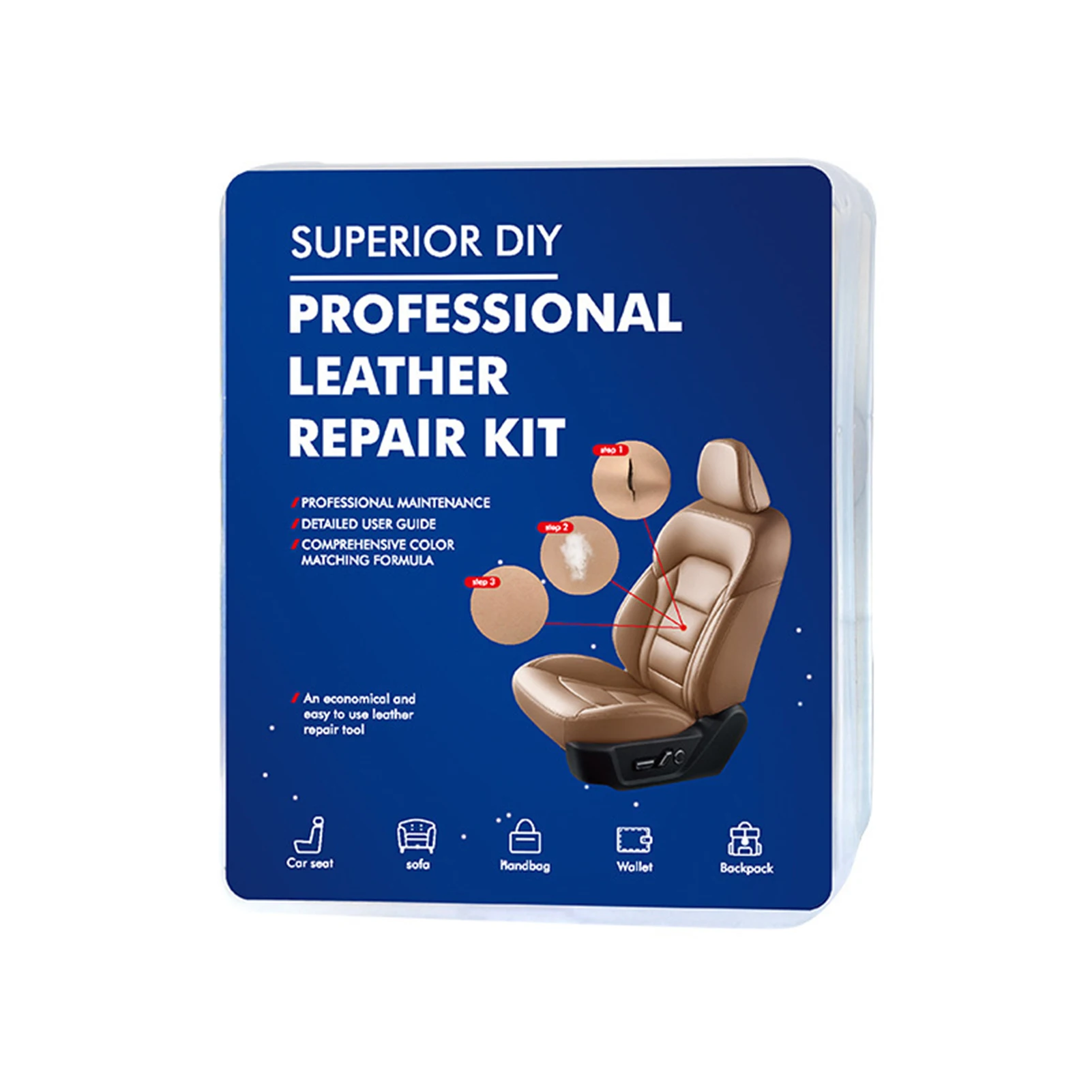 

Car Care Liquid Kit Leather Skin Refurbish Repair Tool Auto Seat Sofa Coats Holes Scratch Cracks Restoration For Shoe For Car