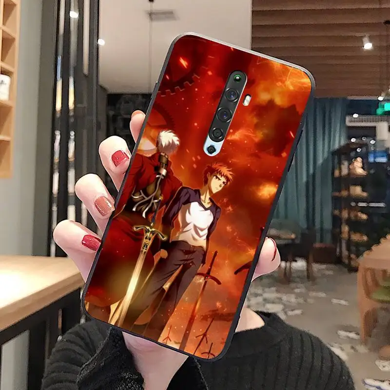 

Fate Stay Night Phone Case For Oppo A5 A9 2020 Reno2 z Renoace 3pro A73S A71 F11