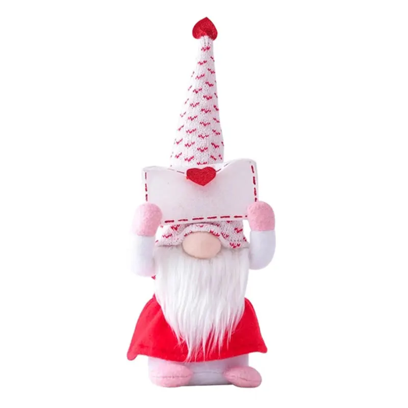 

New Handcrafted Plush Gnome Dolls Family For Valentine's Day Confession Gift Party Home Decorative Doll SCI88