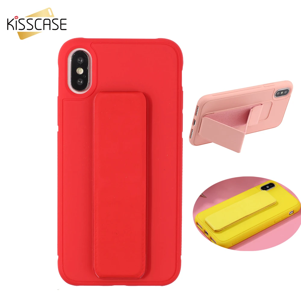 KISSCASE ремешок на запястье Чехол для iPhone 11 Pro Max XR X XS 7 8 Plus Мягкий Силиконовый ТПУ