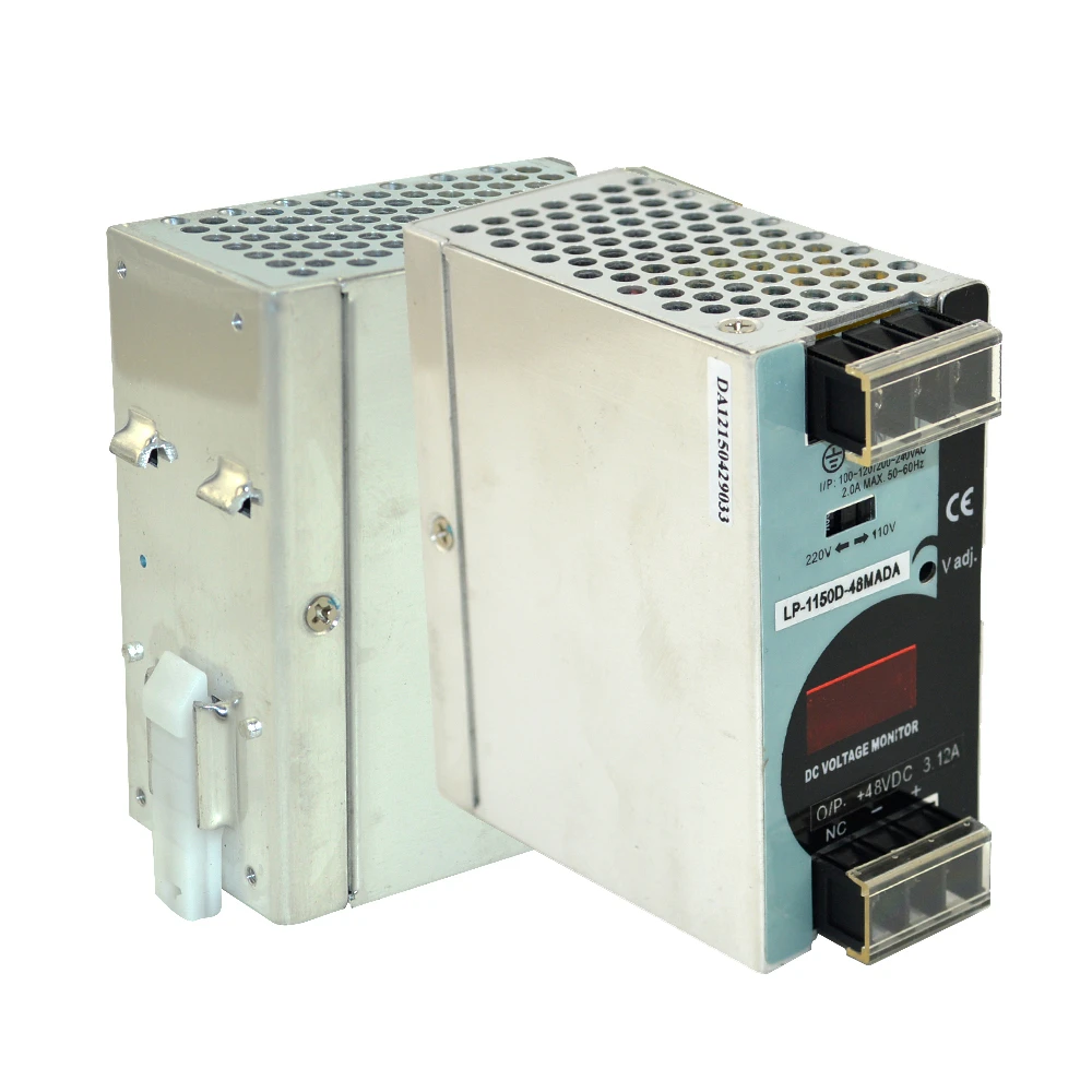 Цифровой светодиодный импульсный источник питания LP-150 12 В 24 48 Din-рейка с одним