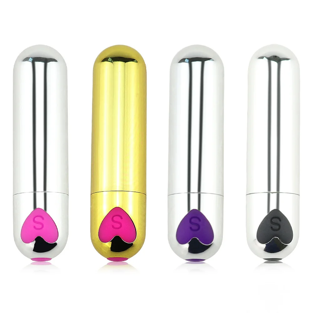 Rechargeable Slimline Bullet  Pocket Vibrator for Stimulating Clit and G-Spot Sex Toy for Women Men Couple