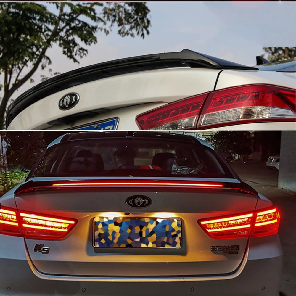 Для Kia Optima K5 2016 17 18 19 2 0 Задняя Крышка багажника спойлер крыло Автомобильная