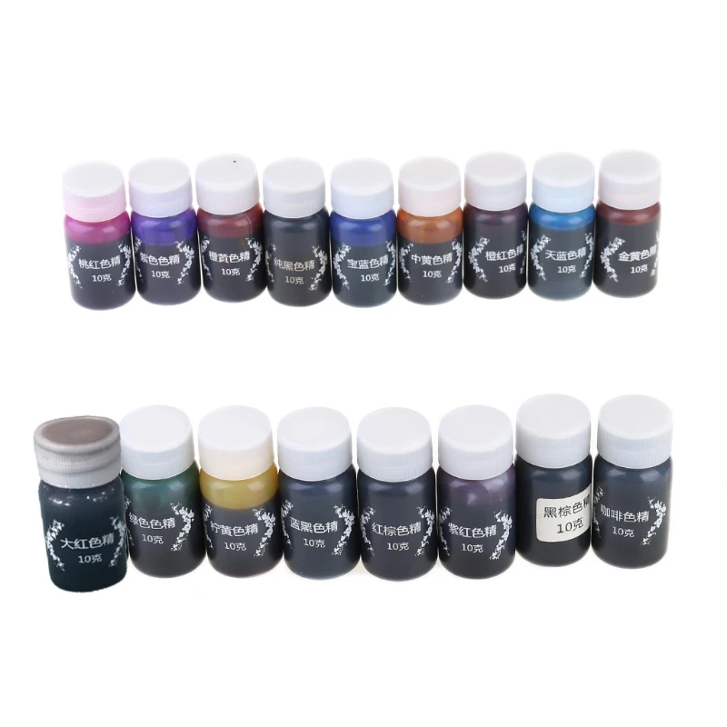 

17 Pcs/Set Diy jewelry Making Tool Resin Drops Highly Concentrated And Transparent Color pure Oily Pigments