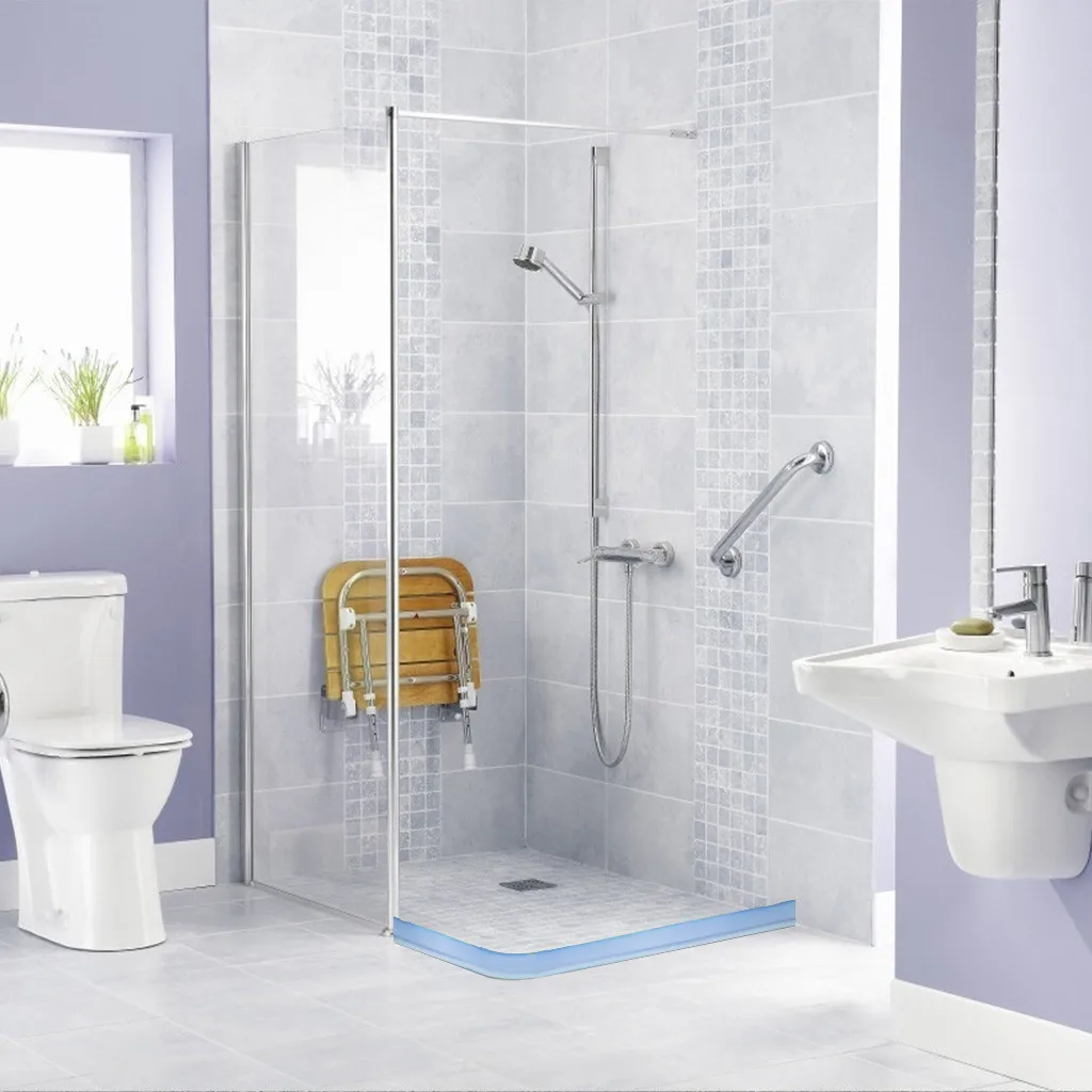 

Shower cabin Silicone water retaining strip Threshold Water Dam barrier bathroom Retention System threshold floor chuveiro e4