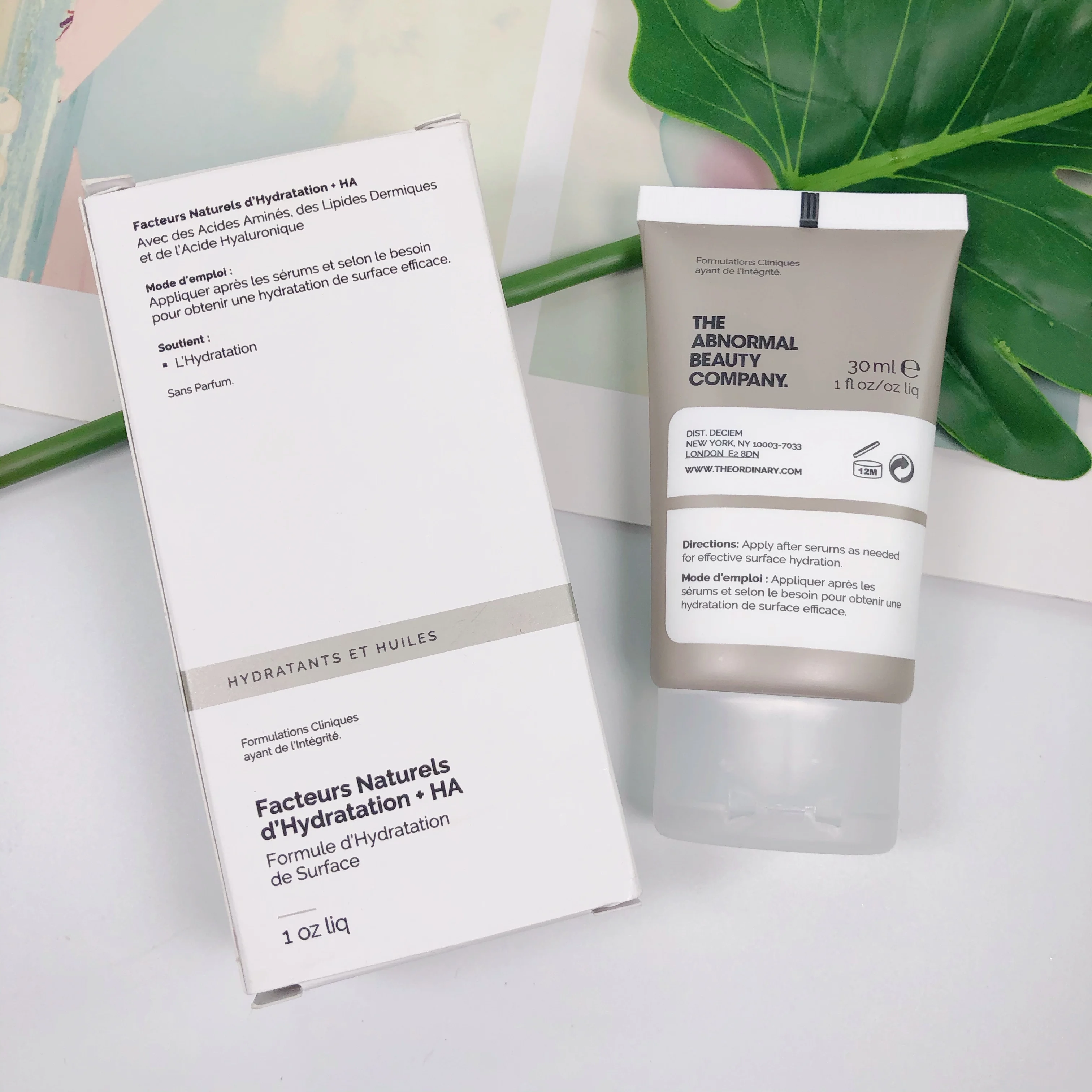 Натуральные увлажняющие факторы + формула HA для увлажнения поверхности обычный