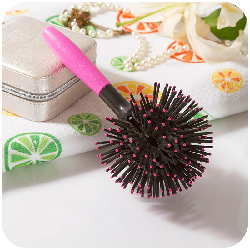 1 шт. высокое качество bomb curl 3D Массажер для волос щетка с шариком стильная