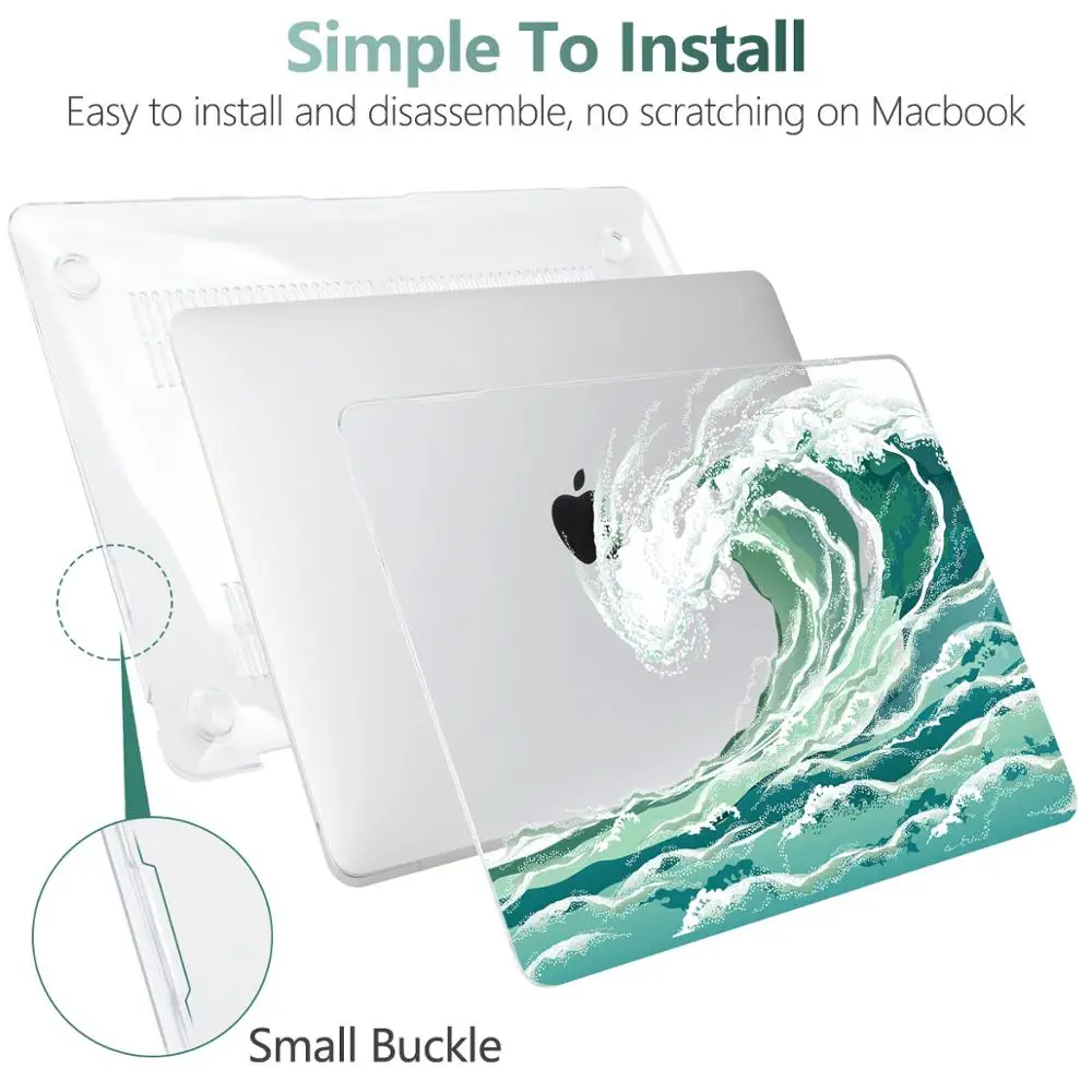 Новое поступление чехол для Macbook Air Pro retina 11 12 13," Mac Book 13 1516 Touch Bar/Touch ID A2141 A1932 A2159 A1990