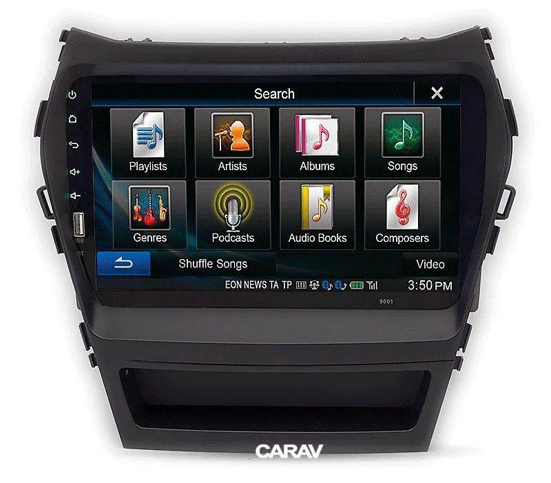 9 &quotАвтомобильная стерео фасция приборная панель совместима с HYUNDAI Santa Fe iX 45 2012 + 22