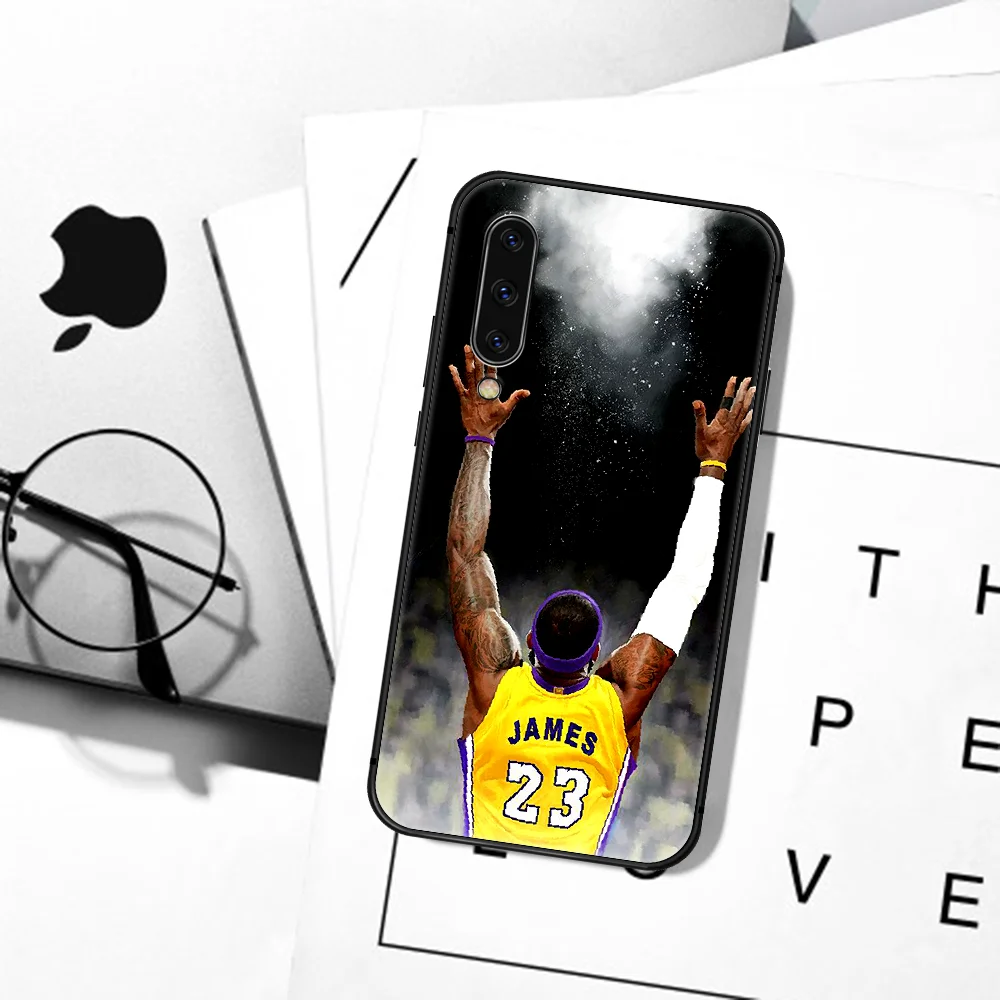 

LeBron James Basketball 23 Phone Case Cover For Samsung Galaxy A7 9 8 10 20 20e 21 S 30 30S 31 41 50 50S 51 70 71 91 black Shell