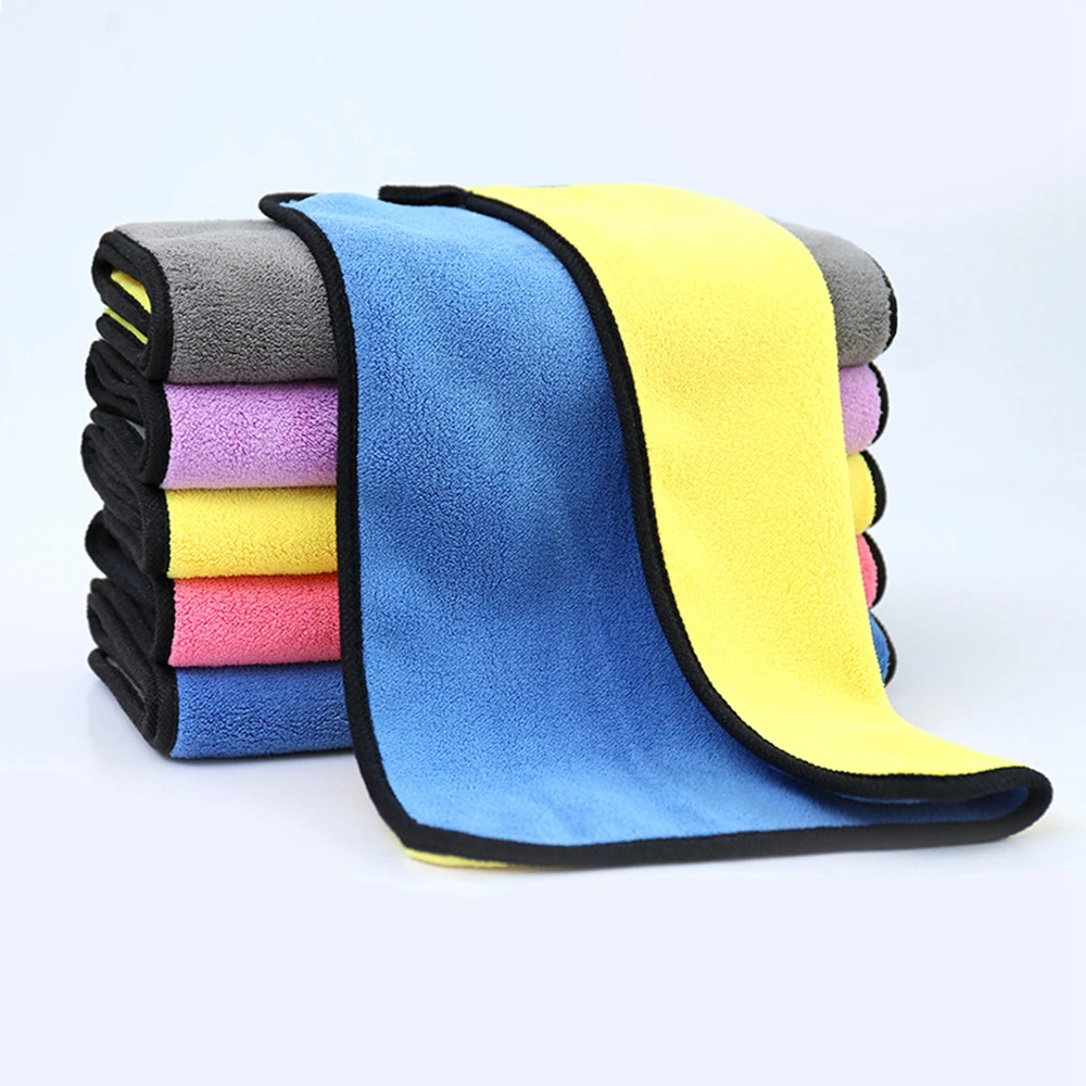 Авто чистящее полотенце из микрофибры 600 GSM чистящая салфетка для сушки