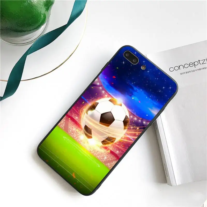 

Football Soccer Ball sports Phone Case For iPhone 11 8 7 6 6S Plus 7 plus 8 plus X XS MAX 5 5S XR 12 11 Pro max se 2020 Cover