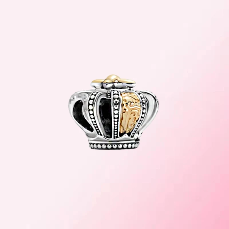 

PanDO 925 Sterling Silver Exclusive Custom Noble Crown DIY Beads 799340C00