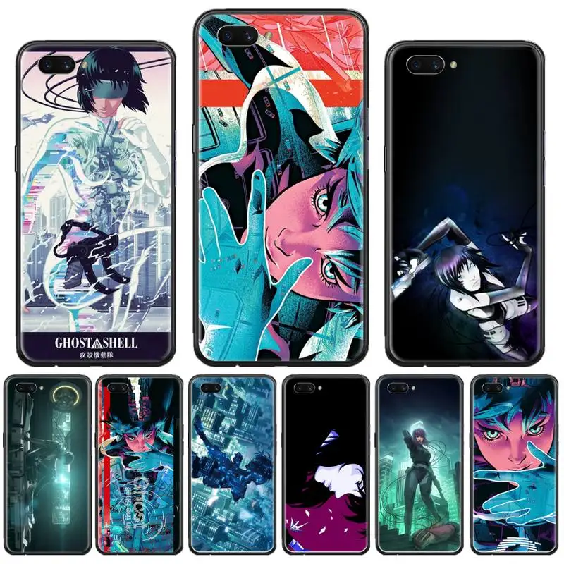 

Ghost in the Shell Manga Comics Phone Case For OPPO F 1S 7 9 K1 A77 F3 RENO F11 A5 A9 2020 A73S R15 REALME PRO Cover Funda Shell