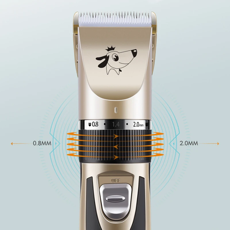 Триммер для собак и кошек Аккумуляторный аппарат с низким уровнем шума удаление